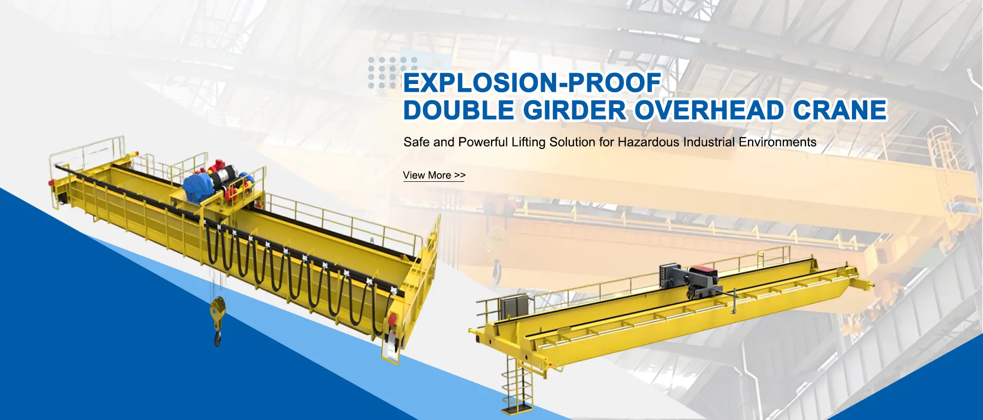 Explosion-proof double girder overhead crane